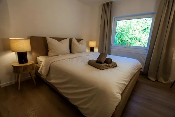 Schlafzimmer 1 - modern und freundlich  Finkenblick