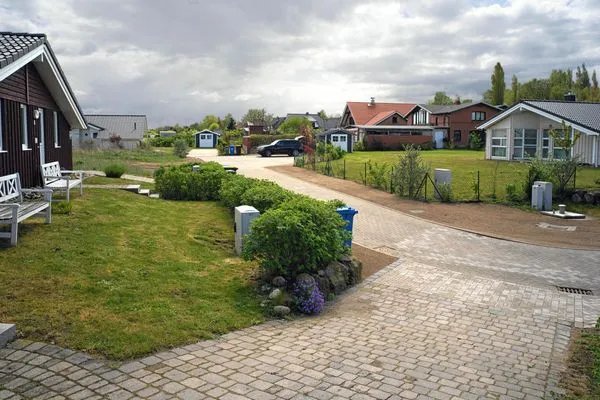 Vogelperspektive Dänisches Ferienhaus am Salzhaff, Haus Meerjungfrau