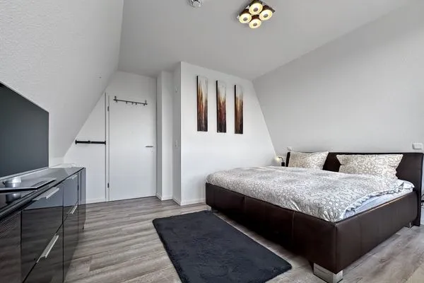 Schlafzimmer  Penthouse Dünenweg 37