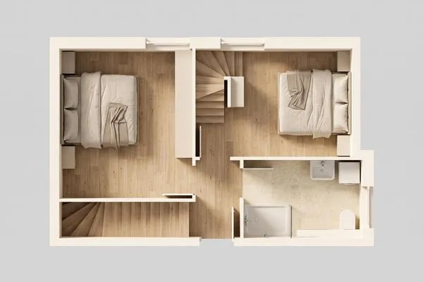 Grundriss  Ferienhaus Lykke Luna