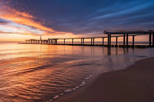 Strand  Ferienwohnung Inselzauber nur 250 m zum Strand mit Terrasse und Kamin