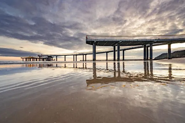 Strand  Ferienwohnung Inselzauber nur 250 m zum Strand mit Terrasse und Kamin
