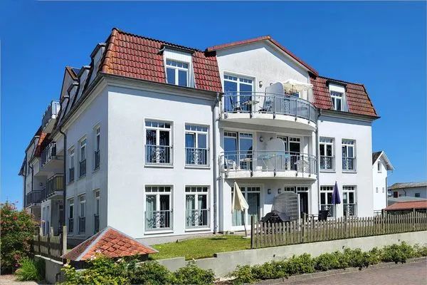 Fassade / Eingang  Ferienwohnung Meeresruh nur 150 m zum Strand mit Balkon