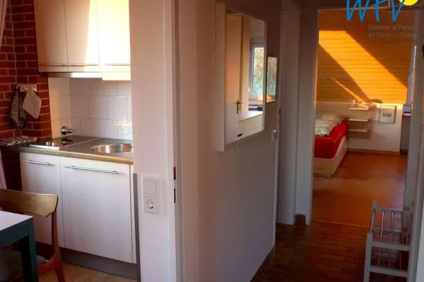 Küche / Küchenzeile Haus Hammersee Ferienwohnung Strandläufer