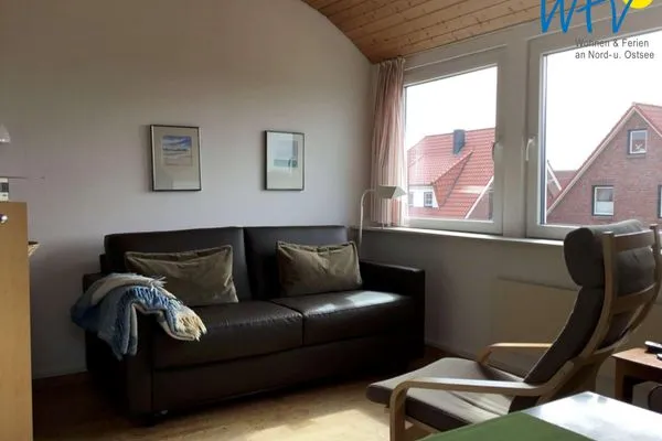 Wohnzimmer Haus Hammersee Ferienwohnung Strandläufer