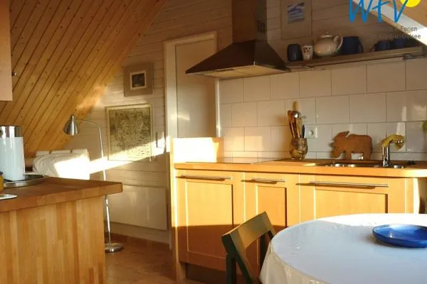 Küche / Küchenzeile Haus Hammersee Ferienwohnung Utkiek