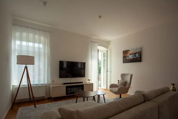 Wohnzimmer  Schloss Espasingen Ludwig-von-Freyberg-Suite