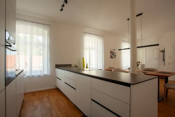 Küche / Küchenzeile  Schloss Espasingen Ludwig-von-Freyberg-Suite