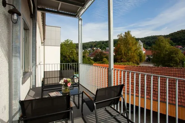 Balkon  Schloss Espasingen Ludwig-von-Freyberg-Suite