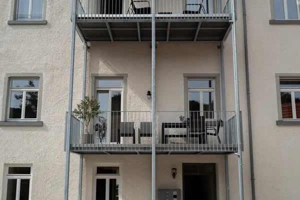 Fassade / Eingang  Schloss Espasingen Ludwig-von-Freyberg-Suite
