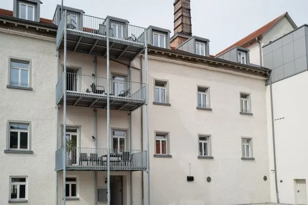 Fassade / Eingang  Schloss Espasingen Ludwig-von-Freyberg-Suite