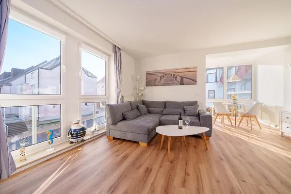 Hauptansicht  Ferienwohnung El Capitan mit 2 Schlafzimmern und nur 450 m zum Strand