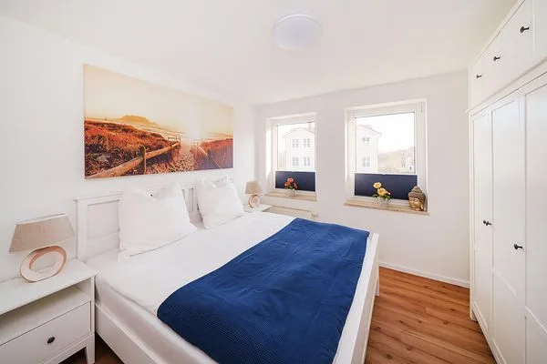 Schlafzimmer  Ferienwohnung El Capitan mit 2 Schlafzimmern und nur 450 m zum Strand