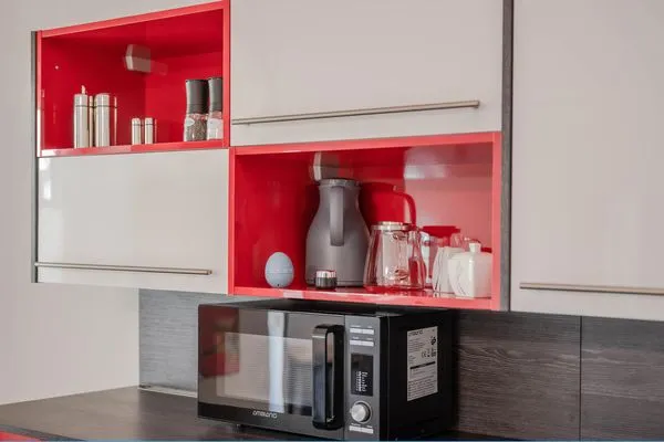 Küche / Küchenzeile  Ferienwohnung Achterliek nur 300 m zum Strand mit Balkon