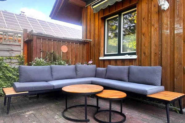 Garten  Ferienhaus "Himi" in unmittelbarer Nähe des Passader Sees