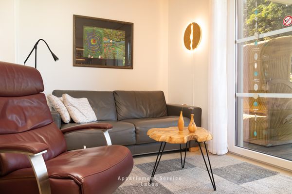  FeWo Küstenglück Laboe - Wohnzimmer