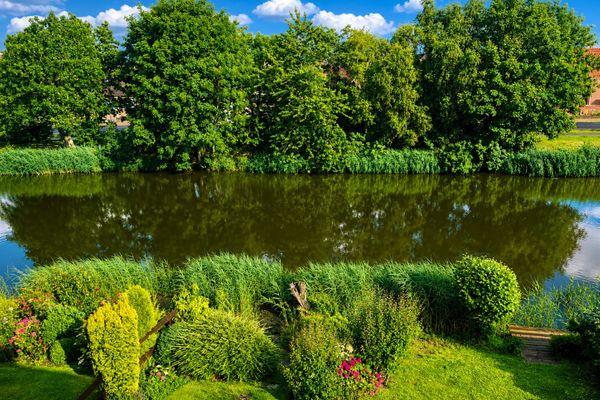  Ferienwohnung Austernfischer Dornumersiel - Gartenblick