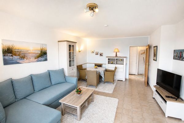  Ferienwohnung Austernfischer Dornumersiel - Wohnzimmer
