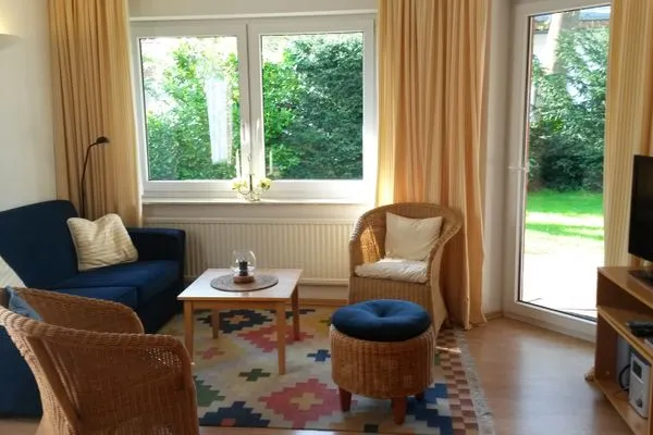 Wohnbereich mit Sofa Zur Hanse Wohnung 1.2