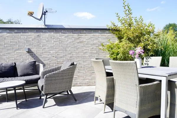 Terrasse  (ERL41) Ferienhaus PIER41