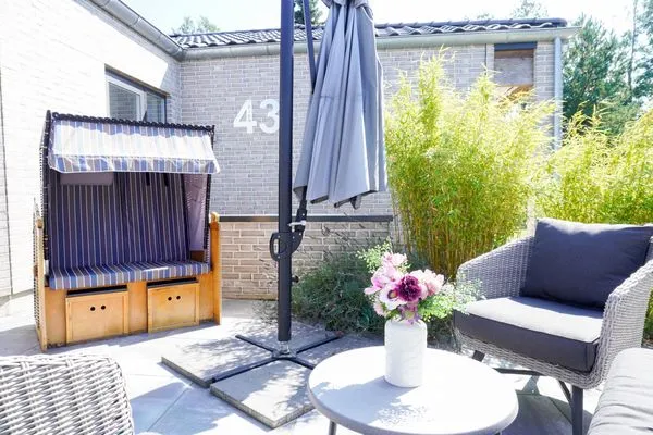 Terrasse  (ERL41) Ferienhaus PIER41