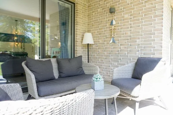 Terrasse  (ERL43) Ferienhaus PIER 43