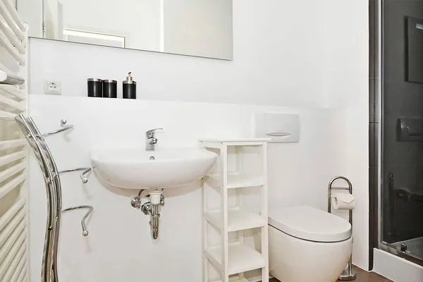 Badezimmer Haus Usedom App. MeeresOase nur 350 m zum Meer mit Terrasse
