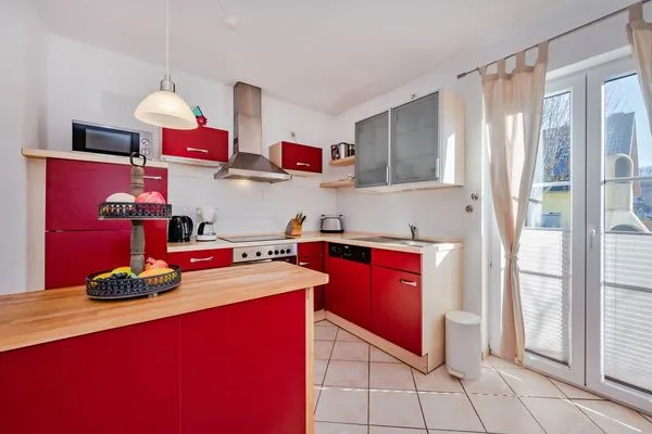 Küche / Küchenzeile  Ferienhaus Golfblick mit Sonnenterrasse und Kamin