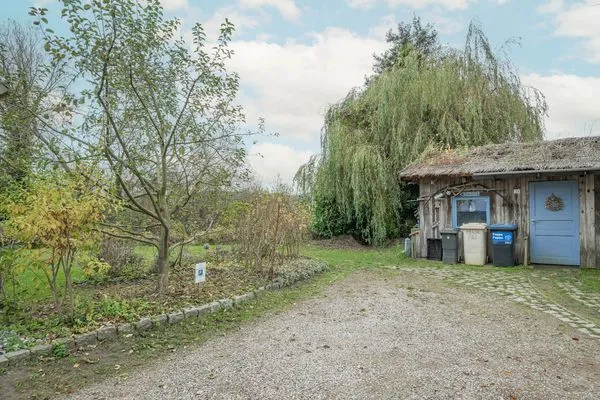 Garten  Ferienhaus Rad Kapitän direkt am See mit Sauna und Terrasse