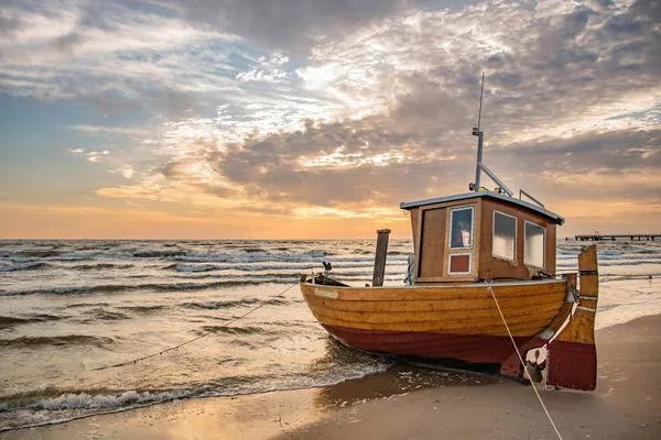 Strand  Ferienwohnung Auszeit nur 100 m zum Strand mit Balkon