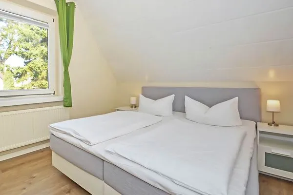 Schlafzimmer Uns Schilfhus App. Atelier mit großen Balkon und nur 100 m zum Strand