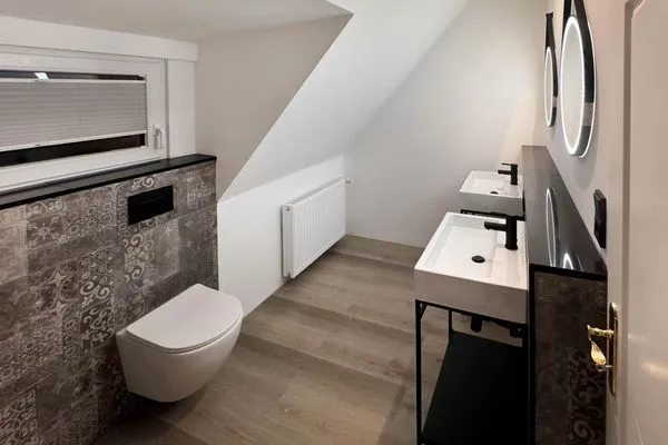 Badezimmer Uns Schilfhus App. Atelier mit großen Balkon und nur 100 m zum Strand