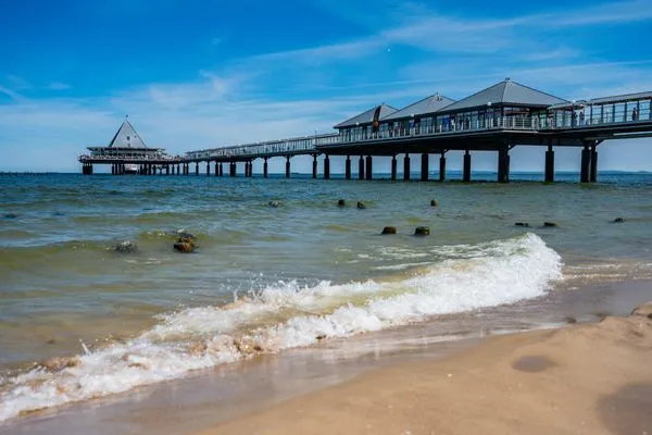 Strand  Ferienwohnung Meereswoge mit Balkon und nur 100 m bis zum Strand