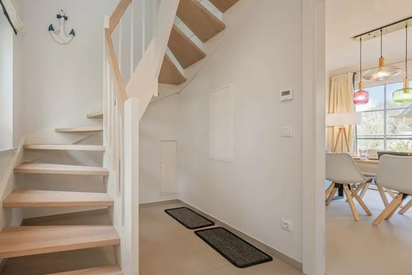 Fassade / Eingang  Ferienhaus Stettiner Haffblick mit Sauna, Kamin und Terrasse