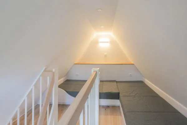 Schlafzimmer  Ferienhaus Stettiner Haffblick mit Sauna, Kamin und Terrasse
