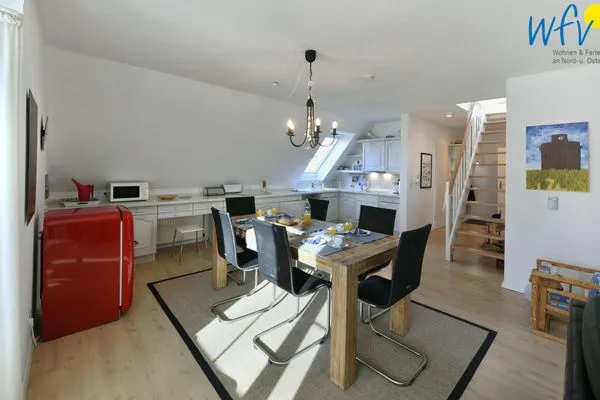 Essbereich Juist Zauber - Haus 2 Ferienwohnung Caprasse