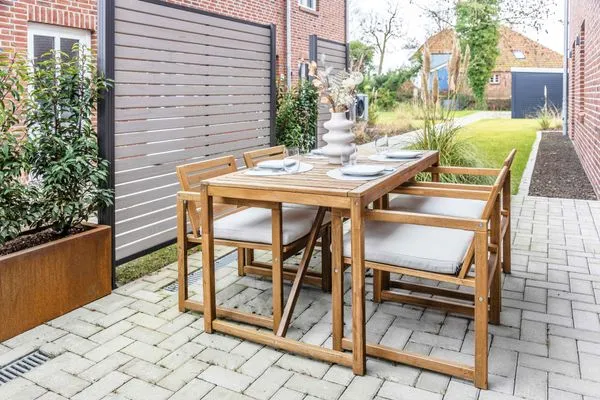 Terrasse  de Diek - Suite 3 | Seitliche Deichlage