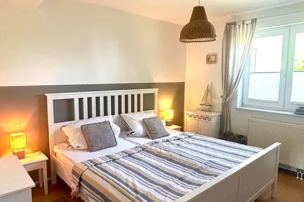 Schlafzimmer  Ferienwohnung Seeschwalbe 2