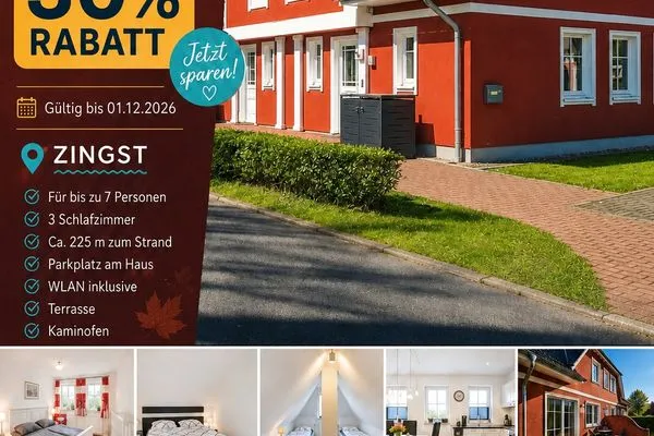 Hauptansicht  Ferienhaus Möwennest