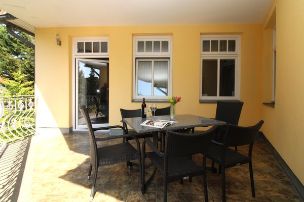  Villa Seelust Fewo 4 Kühlungsborn-West - Balkon