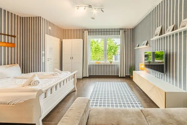 Wohnzimmer  Ferienwohnung Backbord Eckernförde