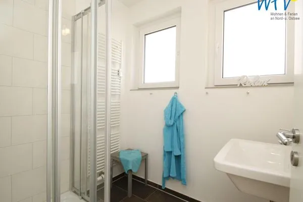 Badezimmer Uns to Hus Ferienwohnung Fährship