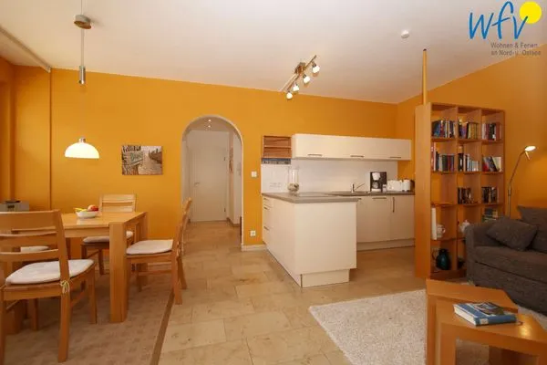 Wohnzimmer Uns to Hus Ferienwohnung Fährship