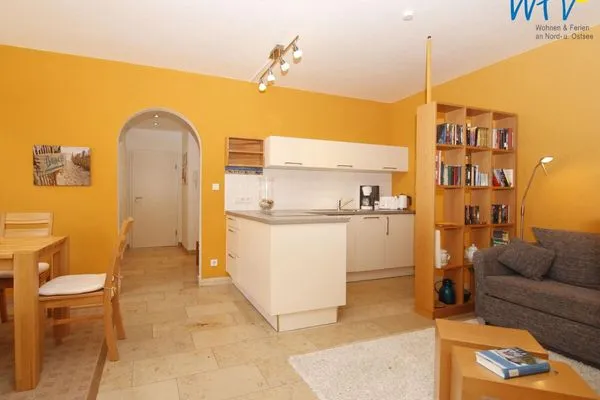 Wohnzimmer Uns to Hus Ferienwohnung Fährship