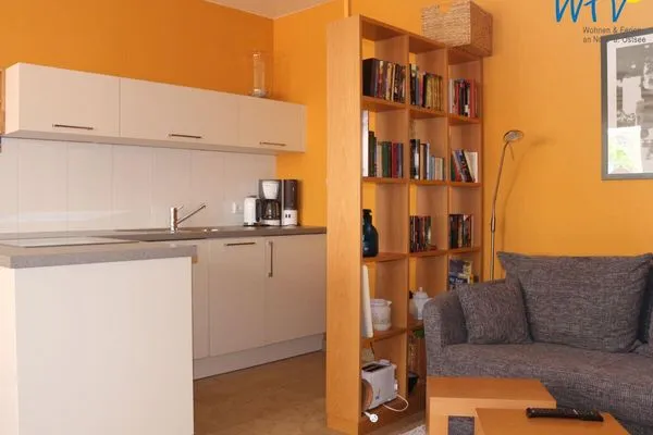 Wohnzimmer Uns to Hus Ferienwohnung Fährship