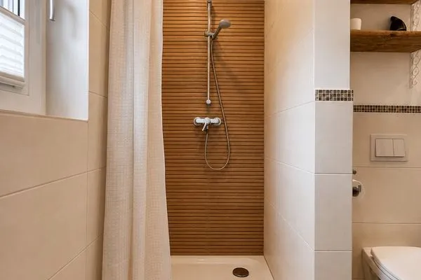 Badezimmer  Ferienwohnung Kunterbunt Eckernförde