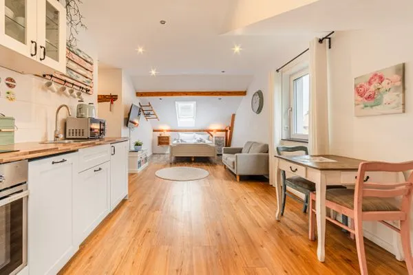 Küche / Küchenzeile  Ferienwohnung Kunterbunt Eckernförde