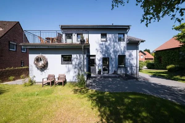 Fassade / Eingang  Ferienwohnung Oberdeck Eckernförde
