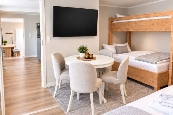 Schlafzimmer mit Spielbereich Smart Resorts Haus Saphir Ferienwohnung 501