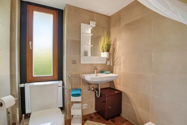 Badezimmer  Ferienhaus Sonnenschein